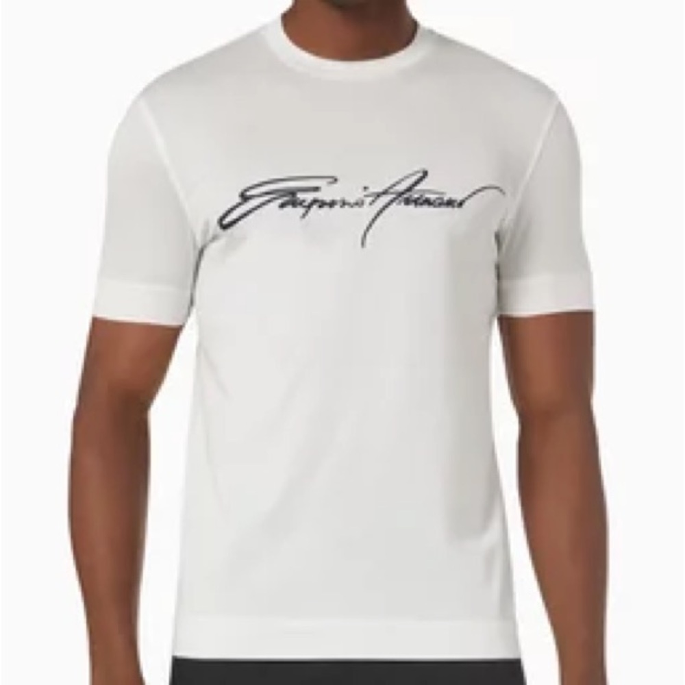 Emporio Armani Signature White Tee